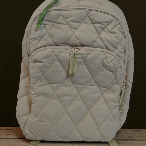 New with Tags Vera Bradley Featherweight Bancroft Backpack in Pumice Stone - Picture 2 of 6